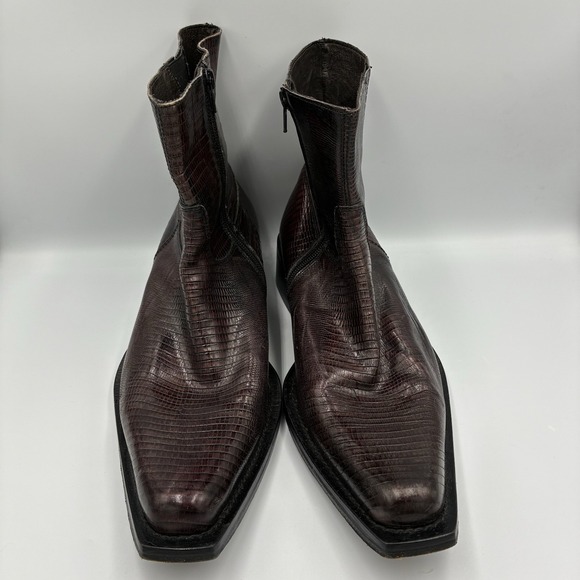 Nex technical Men\'s Italian Alligator Print Leather Boots‎ EU Size 43 US Size 10 main image 8